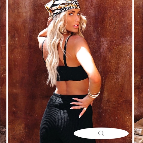 Vici NO PROMISES RIBBED KNIT CUTOUT JUMPSUIT - Picture 3 of 12